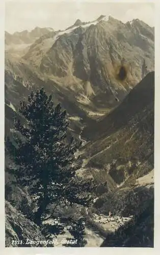 Postcard Austria Langenfeld Otztal