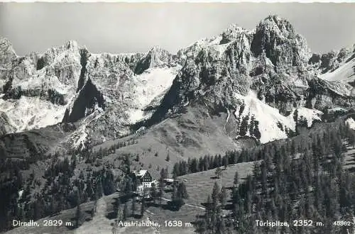 Postcard Austria Turlspitze Austriahutte