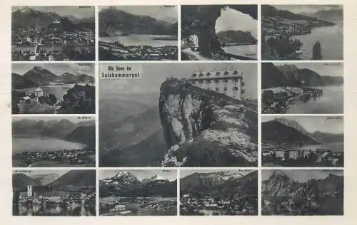 Postcard Germany Die seen im Salzkammergut 1941