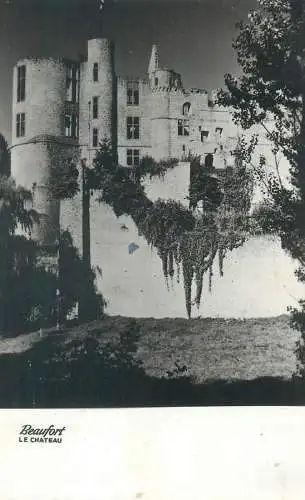 Postcard France Beaufort castle