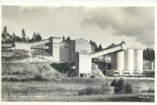 Postcard Sweden St. Vika krossen vid kalkberget