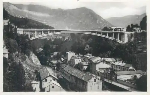 Postcard Switzerland St. Claude Jura le grand pont