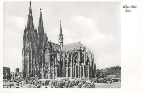 Postcard Germany Koln a Rhein dom