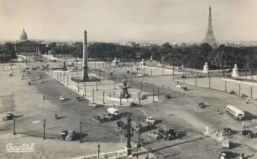 Postcard France Paris Place de la Concorde