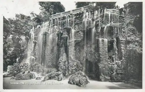Postcard France Nice la cascade du chateau