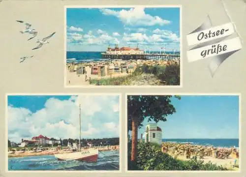 Postcard Germany Ostsee Grube