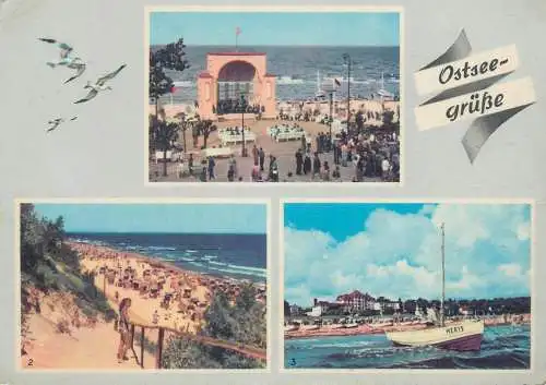 Postcard Germany Ostsee Grube
