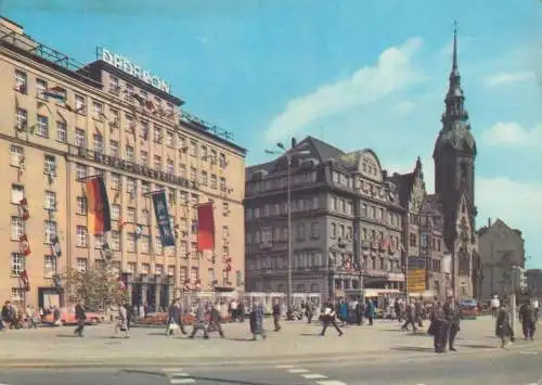 Postcard Germany Leipzig city of trade fairs