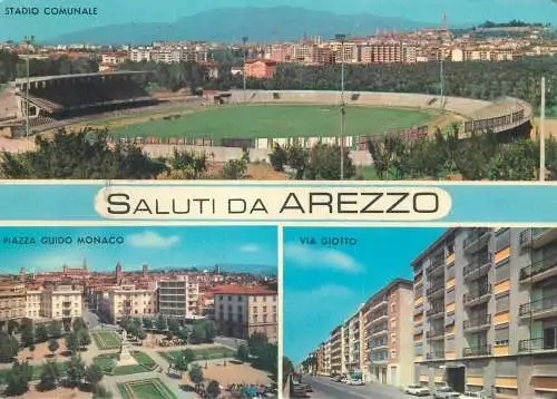 Postcard Italy Arezzo multi
