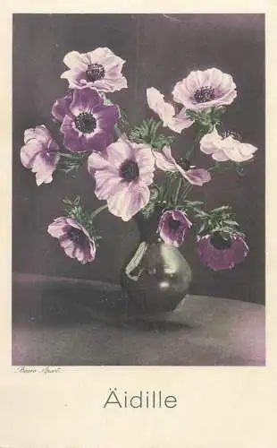 Postcard flower vase Aidille