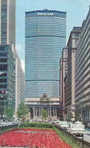 USA New York Pan Am building and Grand Central Station
