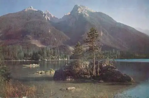 Germany Berchtesgadener Land Hintersee mit Hochkalter