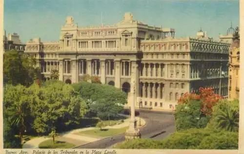 Argentina Buenos Aires Lavalle Plaza Palacio de los Tribunales