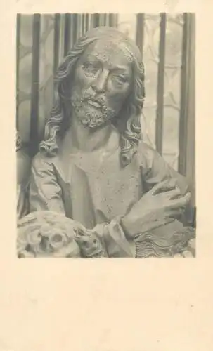 T. Riemschneider Photo K. Luft Steinsfeld  Rothenburg ob der Tauber Christ sculpture detail view