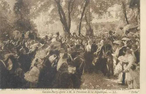 Garden-party offerte a M. le President de la Republique painting
