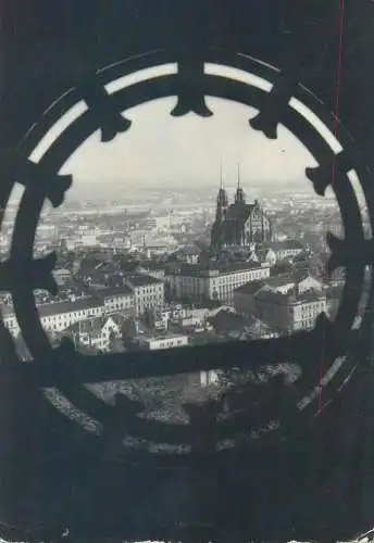 Postcard Czech Republic Brno 1966