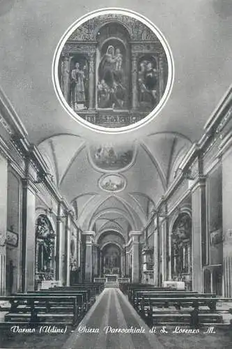 Postcard Italy Udine chiesa Parrocchiale di S. Lorenzo