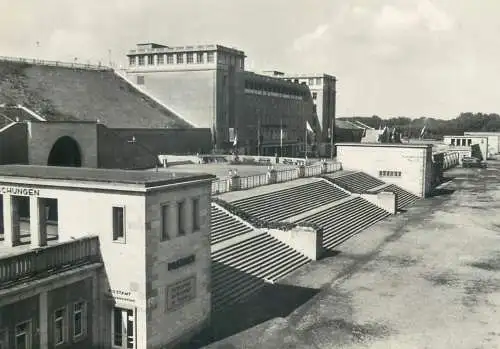 Postcard Germany Leipzig stadion der Hunderttausend