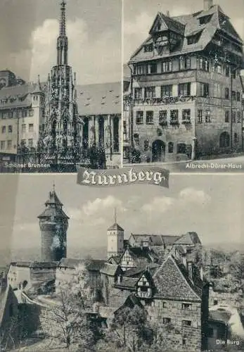 Postcard Germany Nurnberg