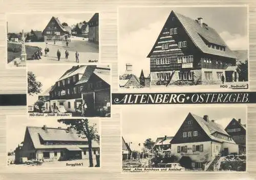 Postcard Germany Altenberg Osterzgeb