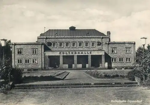 Postcard Germany Kulturhalle Zipsendorf