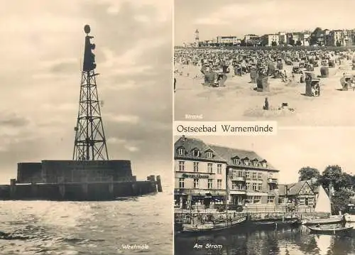 Postcard Germany Ostseebad Warnemunde