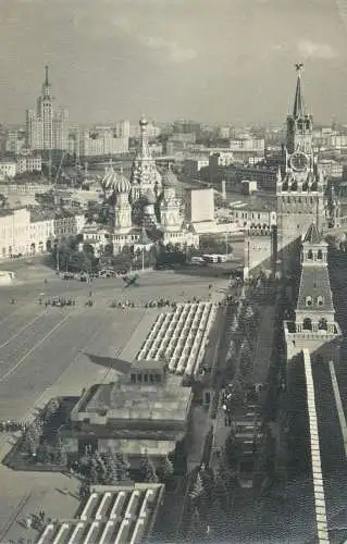 Postcard Russia Moscow Red square