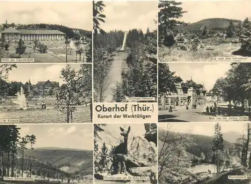 Postcard Germany Oberhof Thur. Werktatigen 1962