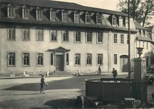 Postcard Germany Weimar Goethehaus am Frauenplan