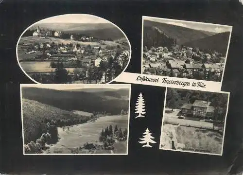 Postcard Germany Finsterbergen in Thur