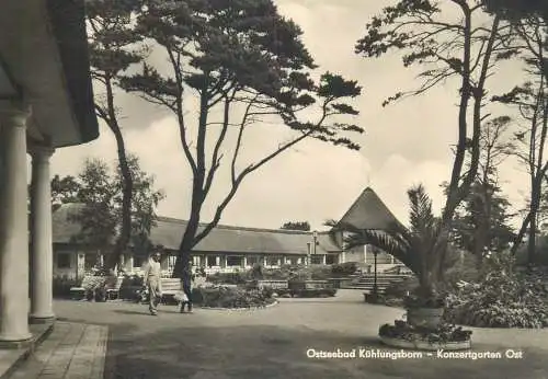 Postcard Germany Ostseebad Kuhlungsborn Konzertgarten Ost
