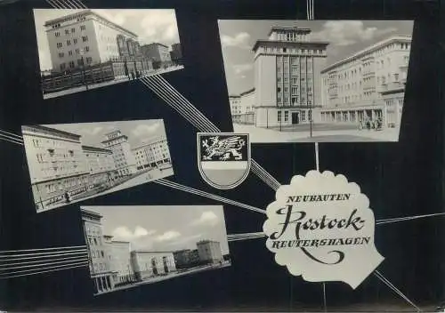 Postcard Germany Rostock Reutershagen Neubaten