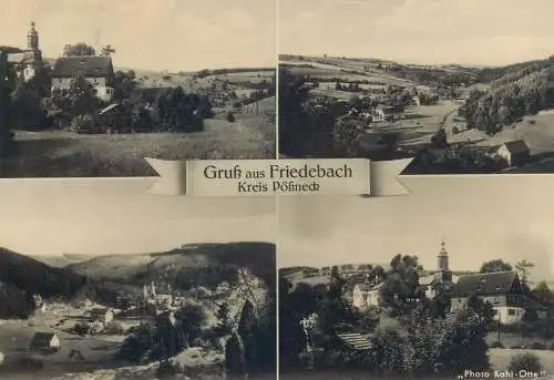 Postcard Germany grub aus Friedebach Kreis Pokneck