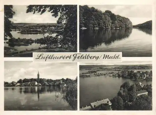 Postcard Germany Luftkurort Feldberg Meckl.