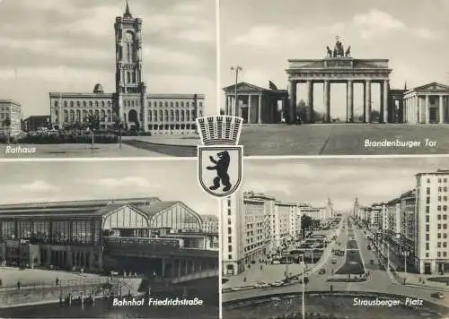 Postcard Germany Berlin multi view