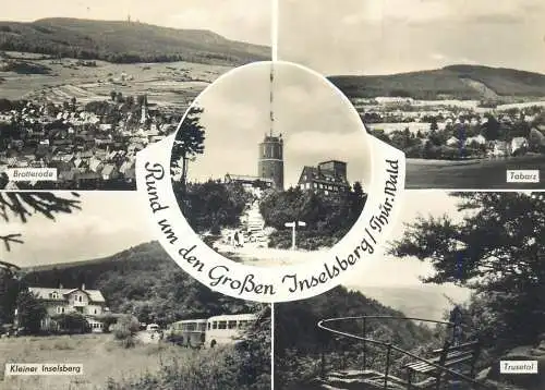 Postcard Germany Inselberg Thur. rund um den Grossen