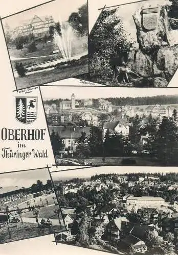 Postcard Germany Oberhof im Thuringer wald
