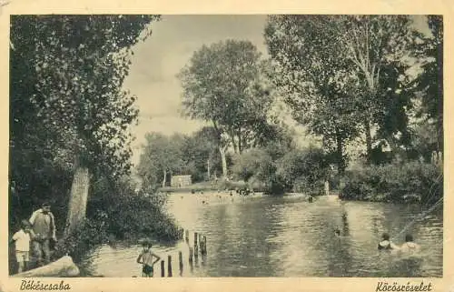 Postcard Hungary Bekescsaba
