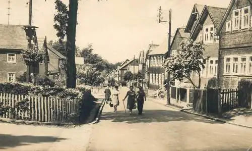 Postcard Germany Cursdorf Dorfstrasse