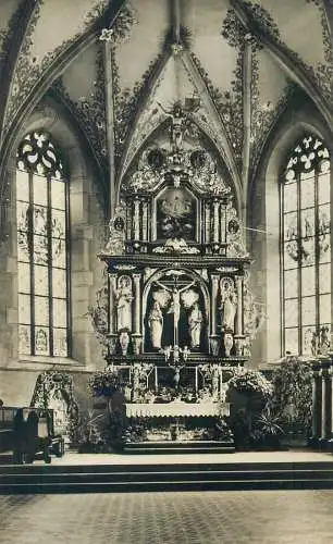 Postcard Germany Schleiz Bergkirche