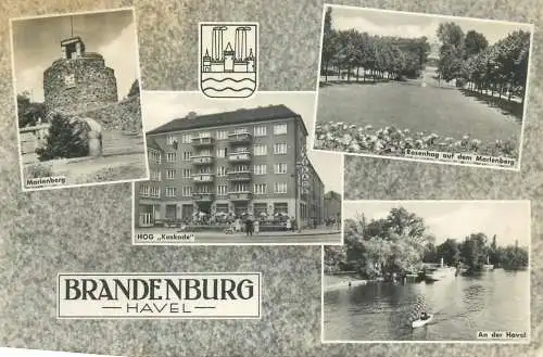 Postcard Germany Brandenburg Havel multi view
