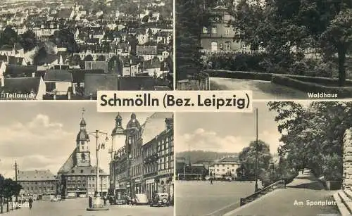 Postcard Germany Leipzig Schmolln
