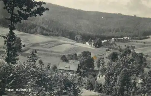 Postcard Germany kurort Waltersdorf 1961