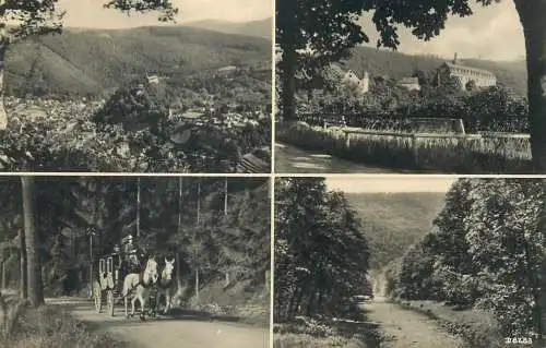 Postcard Germany Schwarzburg Thur Wald