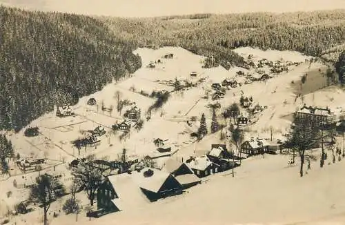 Postcard Germany Klingenthal Sa Ortsteil Steindobra
