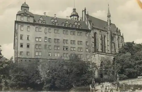 Postcard Germany Altenburg schloss 1959
