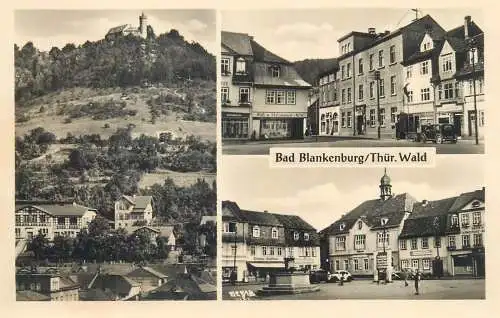 Postcard Germany Bad Blankenburg Thuringerw multi view