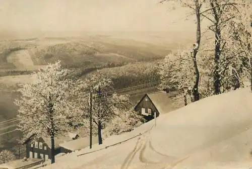 Postcard Germany winter greetings card