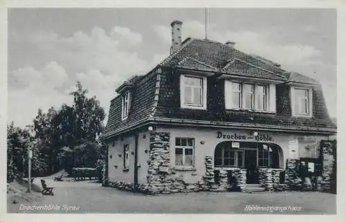 Postcard Germany Drachenhohle Syrau