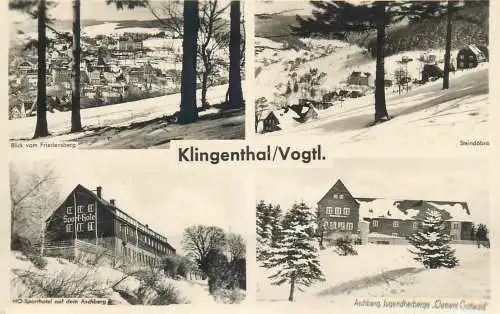 Postcard Germany Klingenthal Vogtl 1947